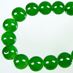 Code: D08432    --- Verre circulaire eclat 10mm. Vert Fonce---