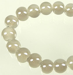 Code: D08433    --- Verre circulaire eclat 10mm. Gris---