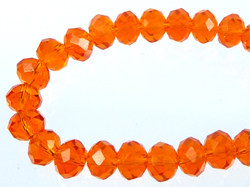 Code: D09107    --- Verre rondelle facettes 6mm Hyacinth---
