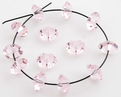 Code: D11499    --- Toupie 6x3mm. Rosaline---