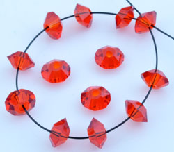 Code: D11500    --- Toupie 6x3mm. Light Siam---