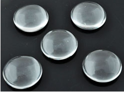 Code: D16343    --- Cabochon verre transp. 28mm.---